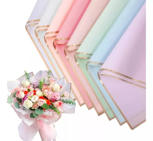 Papel Para Envolver Ramos De Flores, Impermeable, 60