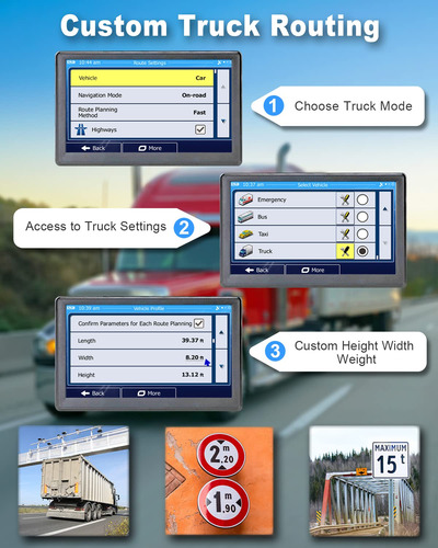 Navegação Gps Ohrex Para Caminhões E Trailers Com Mapa Vital