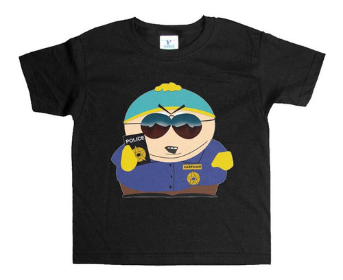 Remera Negra Adultos South Park R93