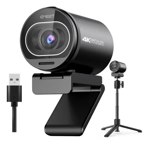 EMEET S600 4K 30FPS Webcam 1080P 60Fps Camera Para Pc Kit Videoco...