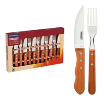 Comprar Kit Churrasco Faqueiro Jogo Talheres 12 Peças Tramontina