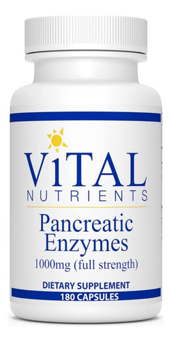 Vital Nutrients Pancreatic Enzymes 1000 Mg (fuerza Completa)