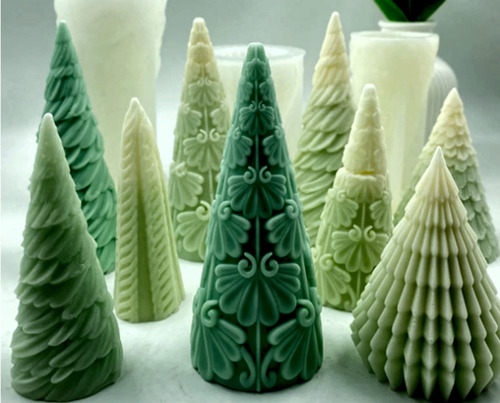 Molde Silicon Arbol Navidad Reposteria Decoracion 3d Velas