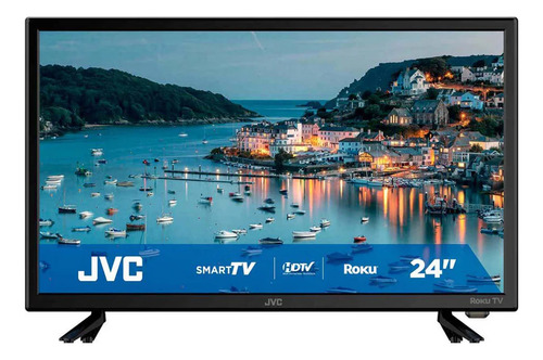 Televisión Pantalla 24 Pulgadas Jvc Roku Tv Hd Si24r