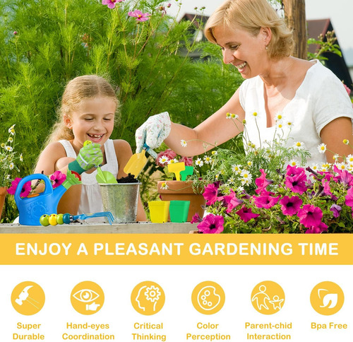 Juego De Herramientas De Jardinería Para Niños 12 Piezas