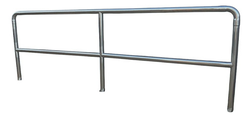 Guarda Corpo Em Aço Inox Com Flagem - 2500x900mm