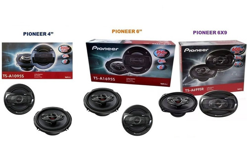Imagen 6 de 6 de Cornetas Pioneer 6x9 Ts-a6995r 600w 5 Vias