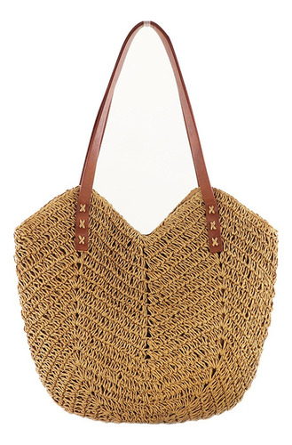 Bolso De Mano Bohemian Bag Con Asa De Paja Para Mujer