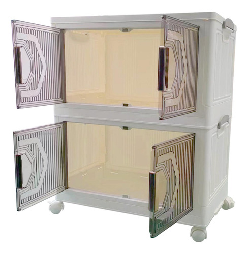 Contenedores De Almacenamiento Plegables Con Tapas, Caja De