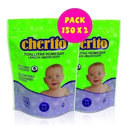 Cherito Toallas Húmedas 8 Pack X 300 ( 2400 )