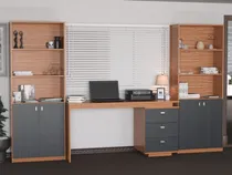 Comprar Combo Oficina Completa Escritorio + 2 Bibliotecas Oferta!