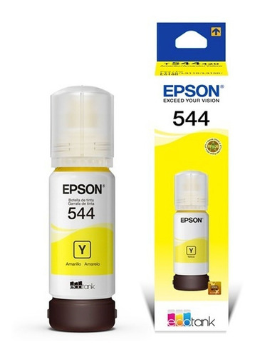 Botella Epson Ecotank T544 Amarillo 65ml T544420-al