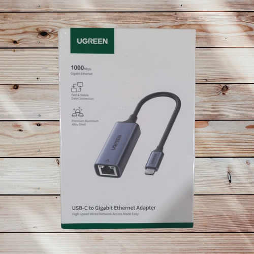 Adaptador Usb 3.1 Ethernet Usb-c Gigabit Rj45 Portable