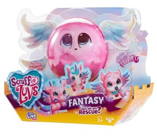 Mascota Peluche Sorpresa Scruff A Luvs Rescate Fantasy Wabro