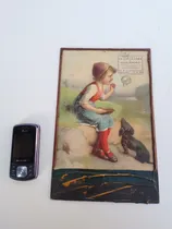 Comprar Antiguo Cartel Publicidad Cartón En Relieve Almacen La Esper
