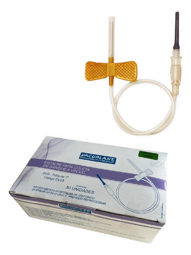Scalp Para Coleta Á Vácuo 25g Cx 50 Unids