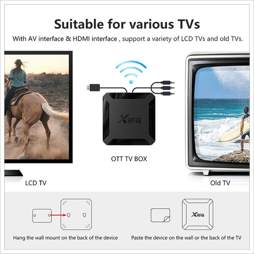Imagen 7 de 9 de Tv Box Estándar 4k 16gb Memoria-streaming Player