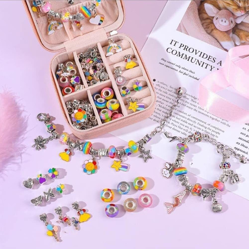 Kit De Fabricación De Pulseras, Kit De Pulsera De 66 Piezas
