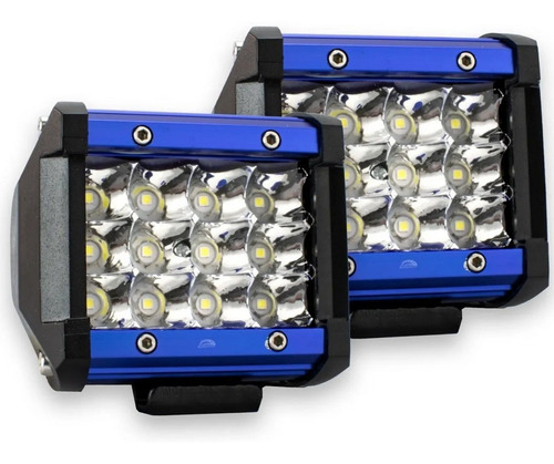 Par Faro 12 Hiper Led Dually / 36w C/ Estrobo Varios Colores