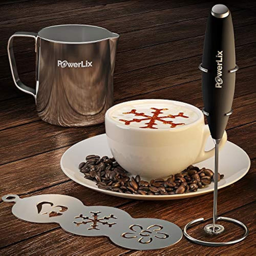 Powerlix - Espumador De Leche (juego Completo) Máquina De Es