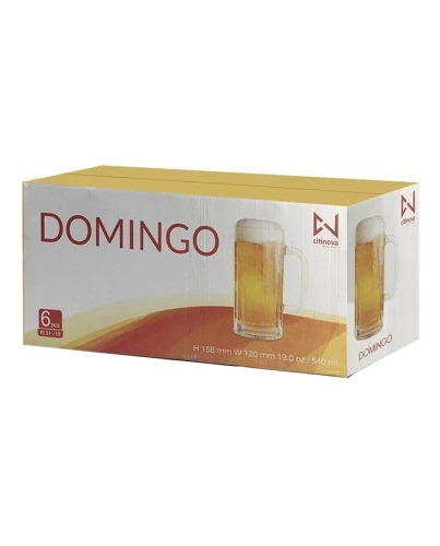 Vasos De Vidrio Para Cerveza 550 Ml #mb