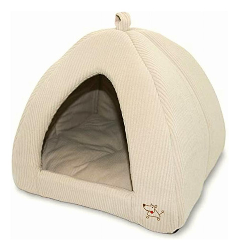 Pet Tent Soft Bed For Dog And Cat, Best Pet Supplies, Extra Color Corduroy Beige