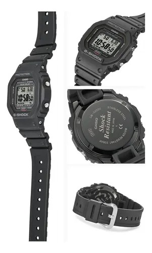 Relógio De Pulso Casio Gw-5000u-1jf Solar Radio Wave