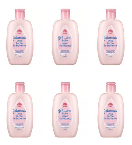 Johnsons Baby Loção Hidratante 200ml (kit C/06)