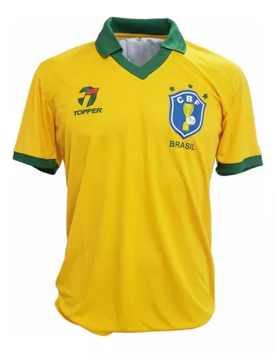 Camisa Brasil Athleta Copa 1970 Vintage Original Retro