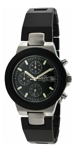 Reloj Hombre Gino Franco 9967bk Cuarzo 39mm Pulso Negro