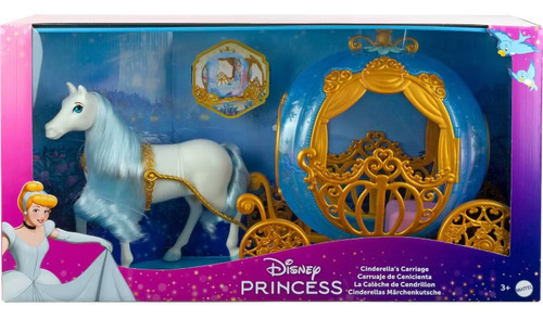 Cenicienta Princesa Disney Más Carruaje Rodante Y Caballo