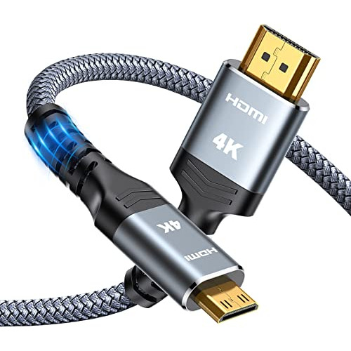 Highwings Mini Hdmi To Hdmi Cable 10ft, 4k 60hz High Speed H