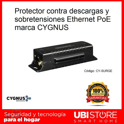 Imagen 2 de 8 de Protector De Sobretensiones Ethernet Poe Cygnus (cy-surge)