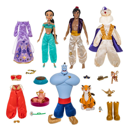 Set De Regalos De Muñecas Clásicos De Disney Jasmine - Aladd