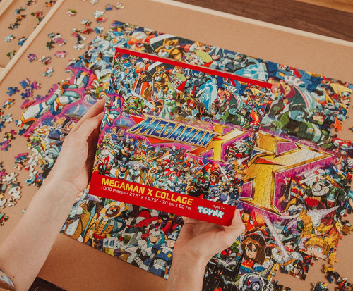 Quebra-cabeça Toynk Collage Mega Man X 1000 Peças