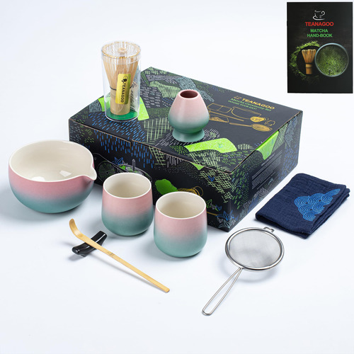 Teanagoo Juego De Matcha Para Batidor De Matcha Con Boquilla