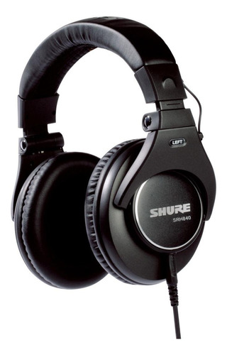 Fone de ouvido over-ear sem fio Shure SRH840 preto