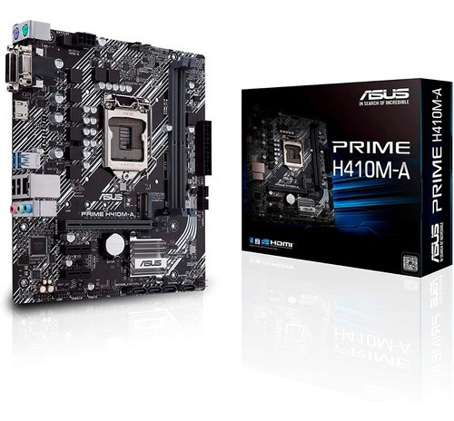 Tarjeta Madre Asus Prime H410m-a/csm 1200 Ddr4 Micro Atx