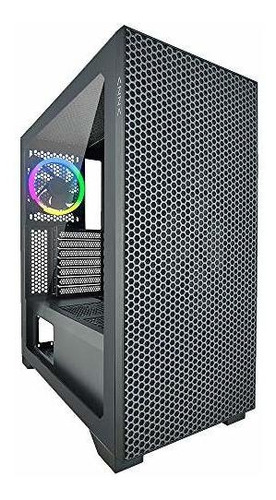 Caja Para Juegos De Media Torre Azza Csaz-450 Hive Atx