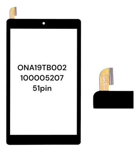 Touch Screen Onn 8 2da Generación,  Versión Mjk1210fpc Pin51