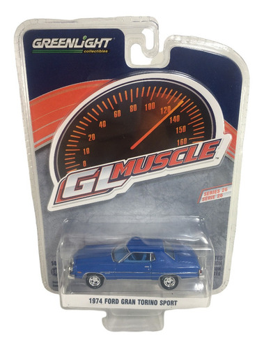 Greenlight 1/64 Gl Muscle 1974 Ford Grand Torino Sport