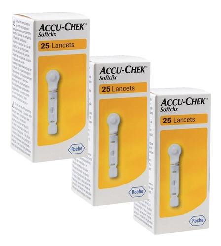 Lancetas Accu-chek Paquete Con 75 Lancetas.