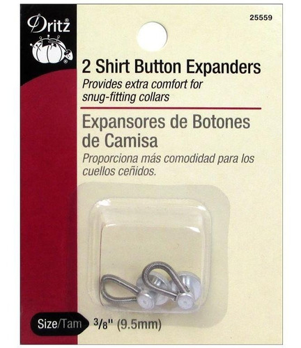 Dritz 25559 Expansor Camisa Boton 2-pack