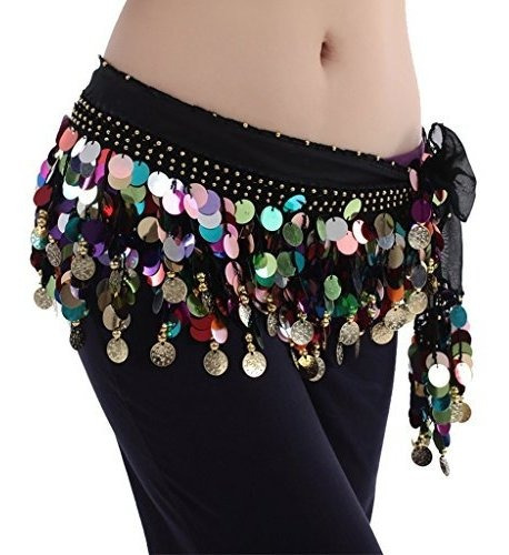 Belly Dance Hip-piloto Comercial De Bufanda De Las Mujeres C