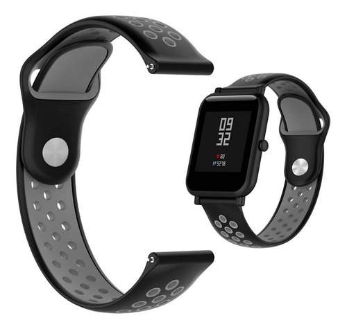 Pulseira Silicone Sports Amazfit Bip + Película Nano