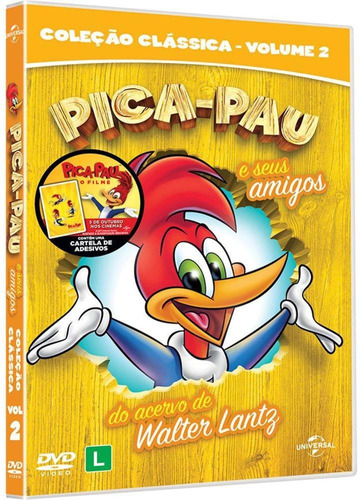 Coleção Clássica Pica-pau E Seus Amigos Vol.2 - Dvd