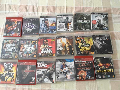 Playstation 3 18 Juegos Fisicos + Manos Libres + Control