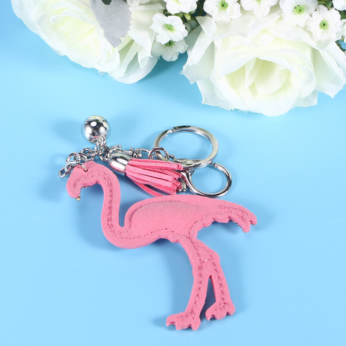 Llavero De Bricolaje Con Diseño De Perlas De Flamenco Con Bo