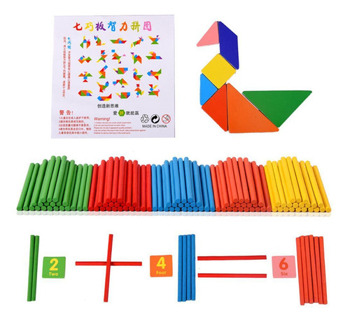 Juego De Mesa Juguetes Tangram Para Niños De Aprendizaje De