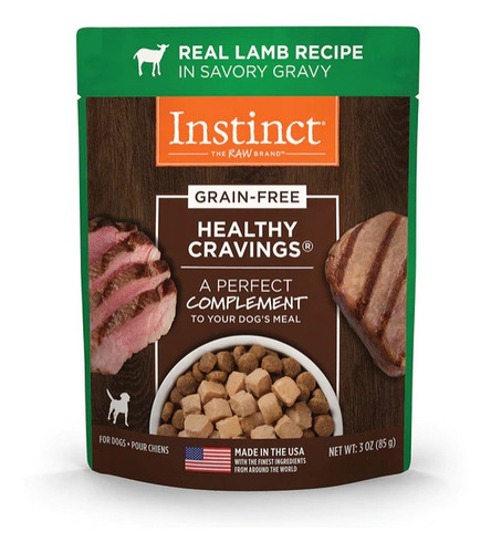 Imagen 1 de 5 de Alimento Húmedo Healthy Cravings De Cordero Para Perros 85g